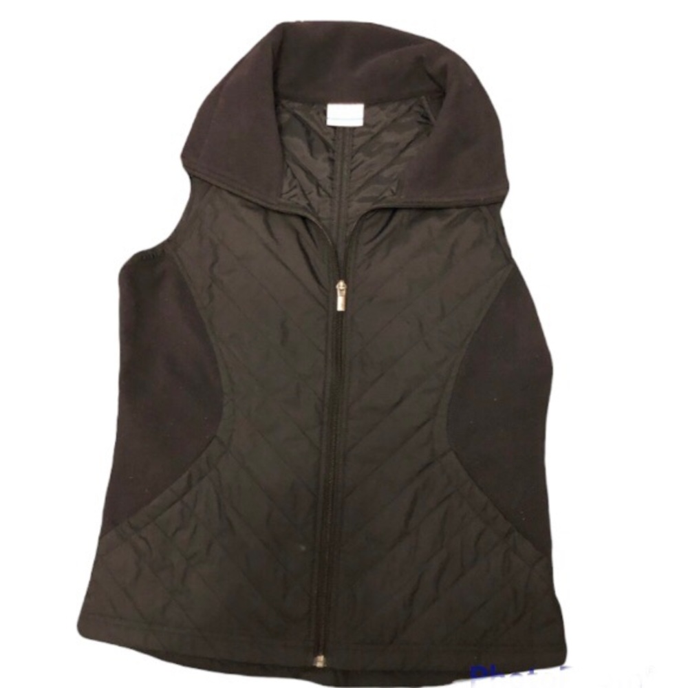 Ladies Black Columbia Vest Small